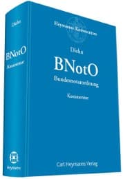 Cover von BNotO - Bundesnotarordnung