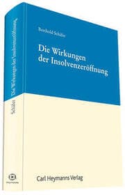 Cover von Die Wirkungen der Insolvenzeröffnung