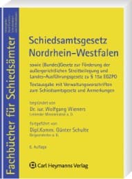 Cover von Schiedsamtsgesetz Nordrhein-Westfalen und Justizgesetz Nordrhein-Westfalen (Ausführungsgesetz zu § 15a EGZPO)