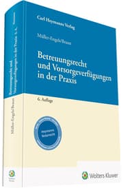 Cover von Betreuungsrecht und Vorsorgeverfügungen in der Praxis