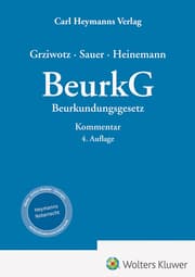 Cover von BeurkG - Beurkundungsgesetz