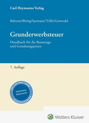 Cover von Grunderwerbsteuer