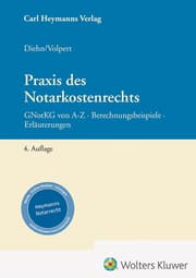 Cover von Praxis des Notarkostenrechts