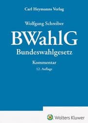 Cover von Bundeswahlgesetz