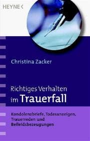 Cover von Richtiges Verhalten im Trauerfall