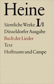 Cover von Buch der Lieder