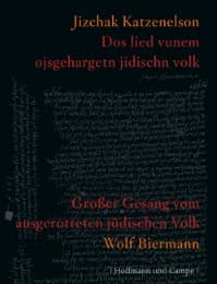 Cover von Großer Gesang vom ausgerotteten jüdischen Volk