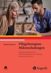 Cover von Pflegebezogene Mikroschulungen