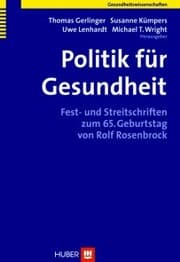 Cover von Politik für Gesundheit