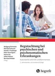 Cover von Begutachtung bei psychischen und psychosomatischen Erkrankungen