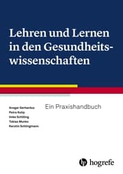 Cover von Lehren und Lernen in den Gesundheitswissenschaften