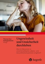Cover von Ungewissheit und Unsicherheit durchleben