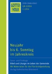 Cover von Gottes Volk Lesejahr A 2/2014