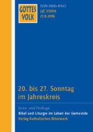 Cover von Gottes Volk Lesejahr C 7/2016