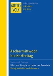 Cover von Gottes Volk Lesejahr B 3/2021