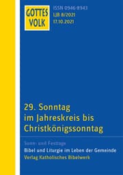 Cover von Gottes Volk Lesejahr B 8/2021