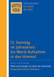 Cover von Gottes Volk Lesejahr C 6/2022