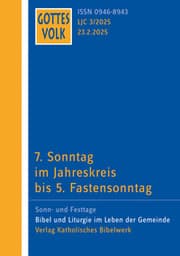 Cover von Gottes Volk Lesejahr C 3/2025