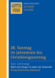 Cover von Gottes Volk Lesejahr C 8/2025