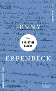 Cover von Jenny Erpenbeck über Christine Lavant