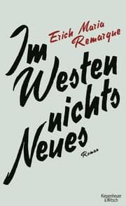 Cover von Im Westen nichts Neues