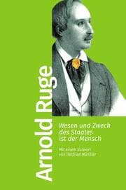 Cover von Wesen und Zweck des Staates ist der Mensch