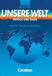 Cover von Unsere Welt, Atlanten/Große Ausgaben, Mensch und Raum