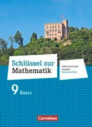 Cover von Schlüssel zur Mathematik - Differenzierende Ausgabe Rheinland-Pfalz - 9. Schuljahr