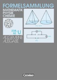 Cover von Formelsammlung Mathematik, Physik, Chemie, BW, Rs