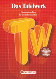 Cover von Das Tafelwerk - Formelsammlung für die Sekundarstufe I - Westliche Bundesländer