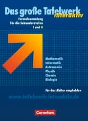 Cover von Das große Tafelwerk interaktiv - Formelsammlung für die Sekundarstufen I und II - Allgemeine Ausgabe