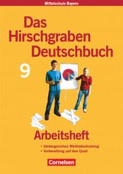 Cover von Das Hirschgraben Deutschbuch - Mittelschule Bayern - 9. Jahrgangsstufe