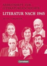 Cover von Arbeitshefte zur Literaturgeschichte - Texte - Übungen
