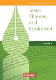 Cover von Texte, Themen und Strukturen, Deutschbuch für die Oberstufe, Ausgabe N