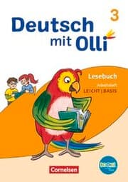 Cover von Deutsch mit Olli - Lesen 2-4 - Ausgabe 2021 - 3. Schuljahr