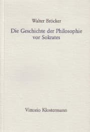 Cover von Die Geschichte der Philosophie vor Sokrates