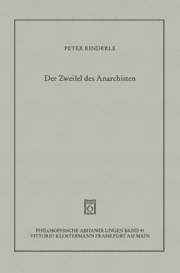 Cover von Der Zweifel des Anarchisten