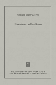 Cover von Platonismus und Idealismus