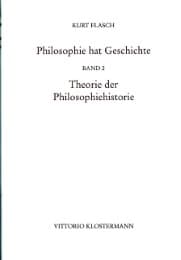 Cover von Philosophie hat Geschichte: Theorie der Philosophiehistorie
