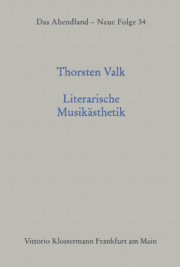 Cover von Literarische Musikästhetik
