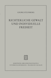 Cover von Judikativgewalt als richterliche Gewalt im Prozess