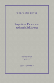 Cover von Kognition, Parsen und rationale Erklärung