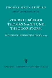 Cover von Verirrte Bürger: Thomas Mann und Theodor Storm