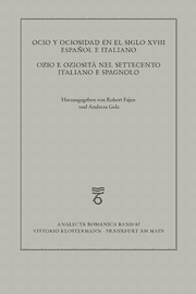 Cover von Ocio y ociosidad en el siglo XVIII español e italiano