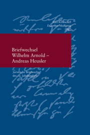 Cover von Briefwechsel Wilhelm Arnold - Andreas Hensler