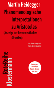 Cover von Phänomenologische Interpretationen zu Aristoteles