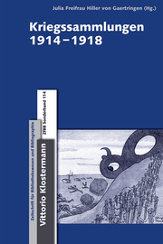 Cover von Kriegssammlungen 1914-1918