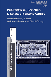 Cover von Publizistik in jüdischen Displaced-Persons-Camps im Nachkriegsdeutschland