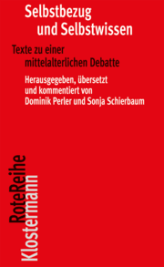 Cover von Selbstbezug und Selbstwissen