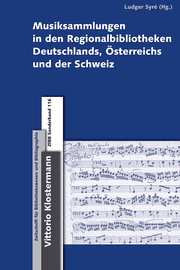 Cover von Musiksammlungen in den Regionalbibliotheken Deutschlands, Österreichs und der Schweiz